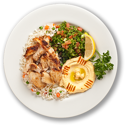 Shawarma Plate Png - Italian Food Plate Png (500x500), Png Download