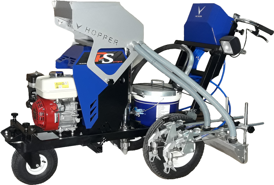 Road Marking Hydraulic Airless Line Striper - Road (1200x864), Png Download