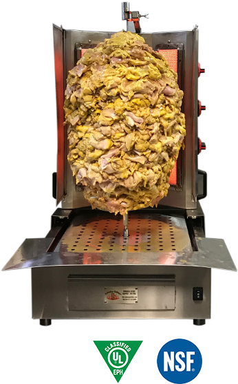 Shawarma Machine Vertical Broiler 4 Burners Portable - Shawarma (1583x597), Png Download