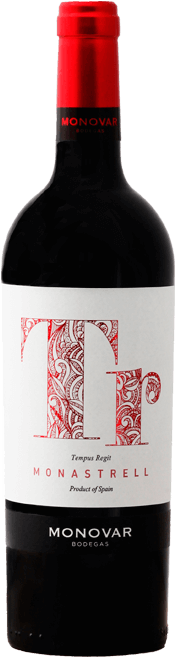Vino Tempus Regit Monastrell De Bodegas Monovar - Chateau De Bon Ami 2014 (269x741), Png Download