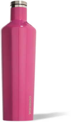 Classic Canteen - Gloss Pink - Corkcicle Gloss 25oz Canteen (480x480), Png Download