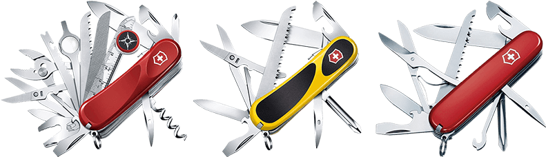 Quadcopter Reviews Best Swiss Army Knives - Victorinox Evolution Grip S18 Pocket Knife (yellow/black) (800x325), Png Download
