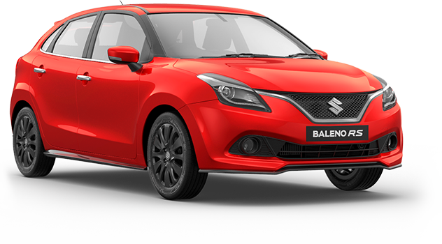 Nexa Baleno Rs Car - Maruti Suzuki Baleno Red (632x350), Png Download