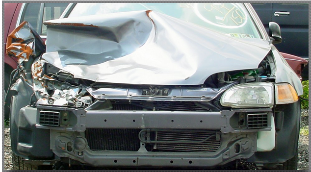 A Wrecked Car - Tucker Brothers Auto Wrecking (950x363), Png Download