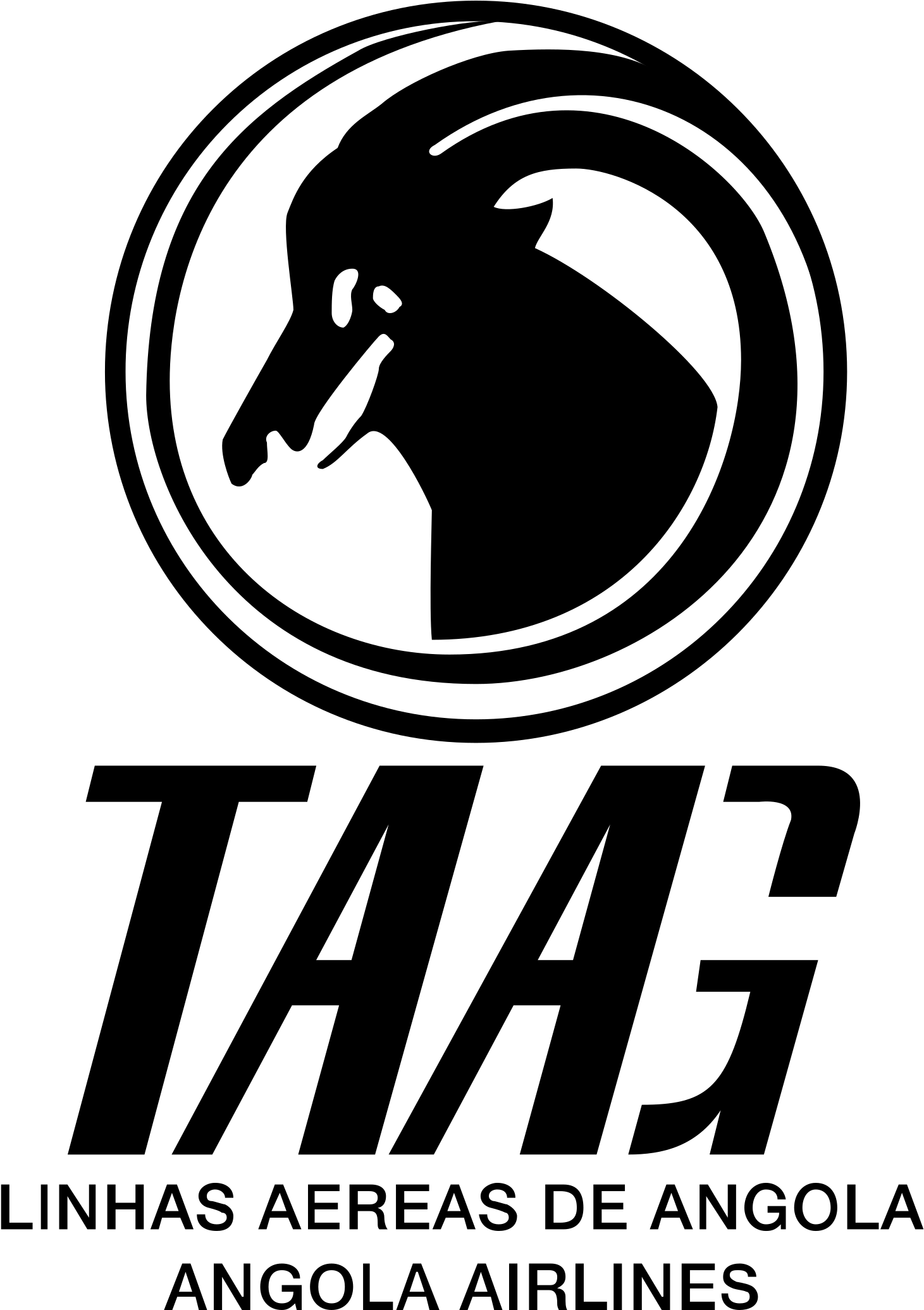 Taag Logo Png Transparent - Taag Angola Airlines Logo (2400x2400), Png Download