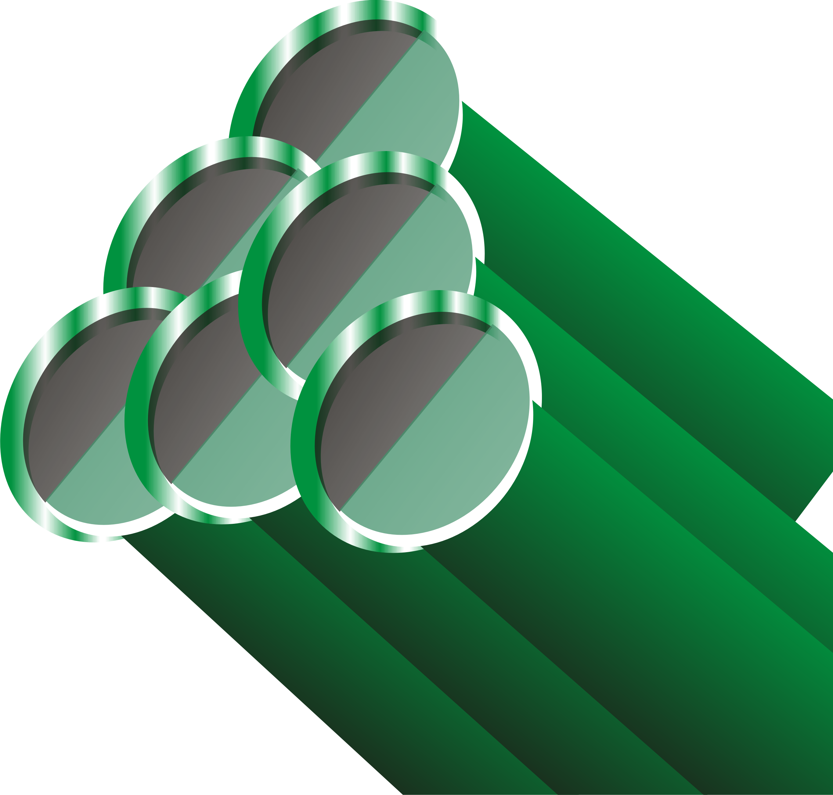 Pvc Pipe - Pvc Pipe Green Png (2730x2606), Png Download