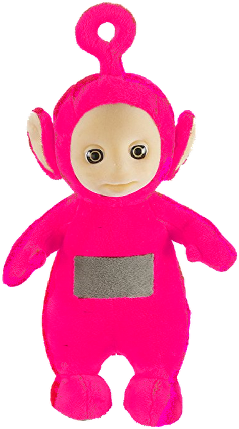 Photo - Teletubbies Talking Po Soft Toy (red) (530x896), Png Download