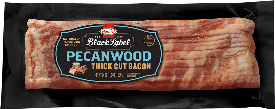 Hormel Black Label Bacon, Thick Cut, Pecanwood - 24 (1200x825), Png Download