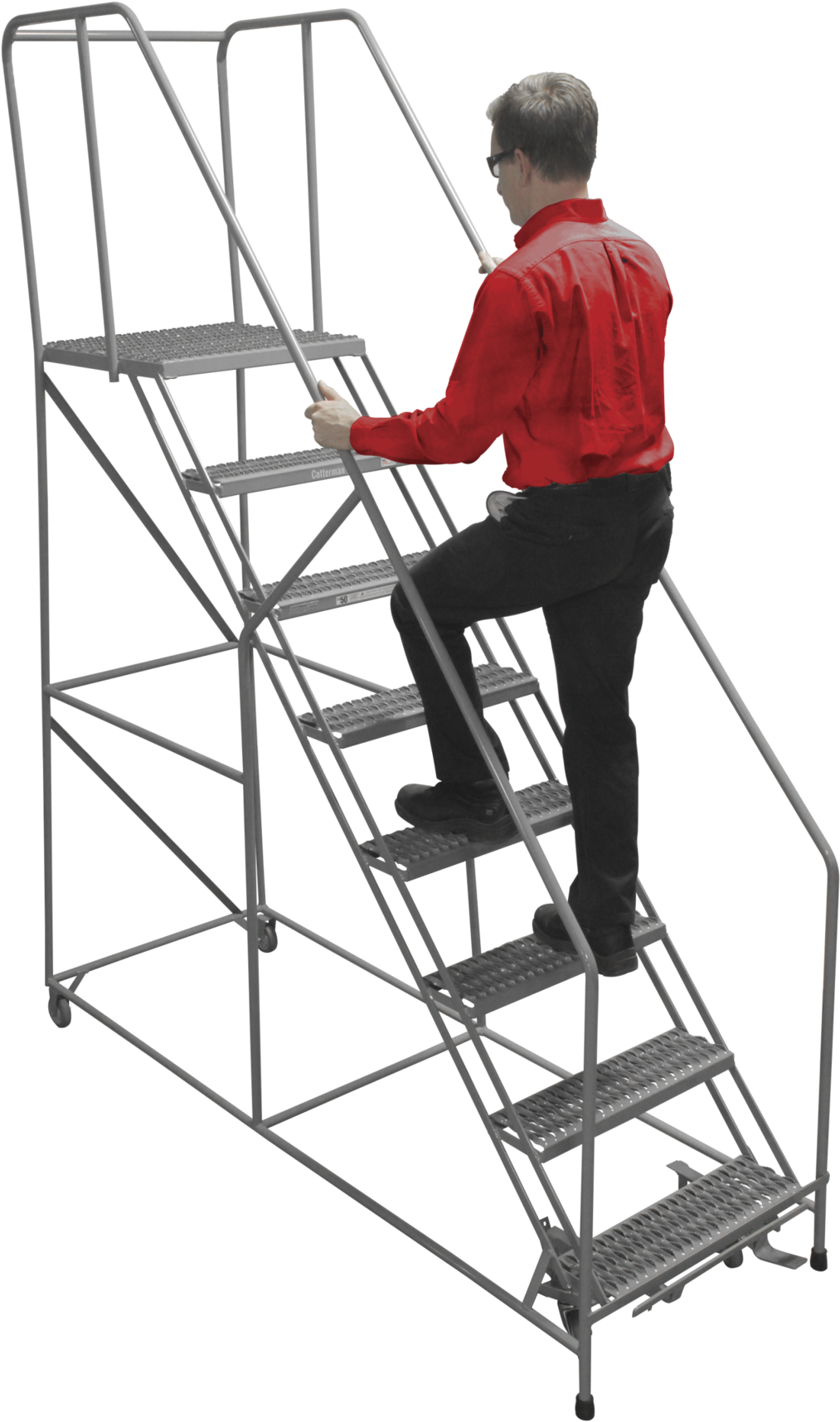 Easy 50 Rolling Ladder - Ladder (1365x2048), Png Download