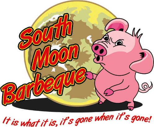 South Moon Bbq Logo (497x411), Png Download