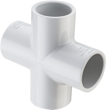 Pvc Pipe Joints - Cruz Pvc Cedula 40 (400x400), Png Download