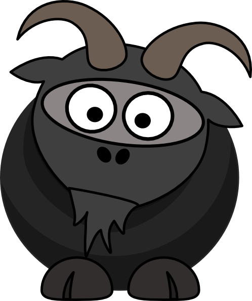 Goat Ninja Clipart Png (498x595), Png Download