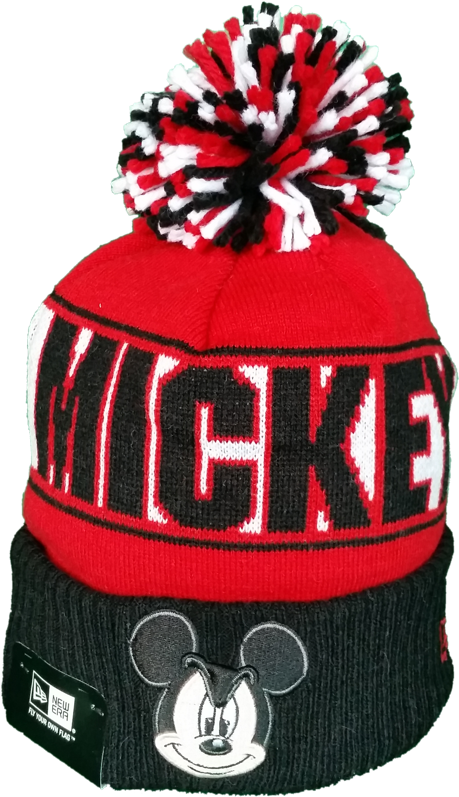 Pop Culture New Era Pom Toque Disney Mickey Mouse (612x816), Png Download