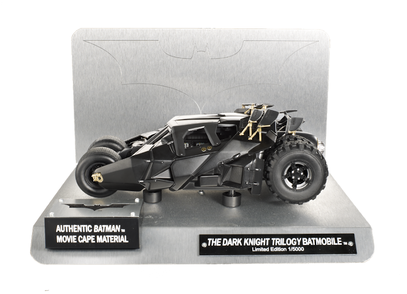 Elite “the Dark Knight” Trilogy Batmobile With Authentic - Hot Wheels Dark Knight Trilogy Batmobile (800x577), Png Download