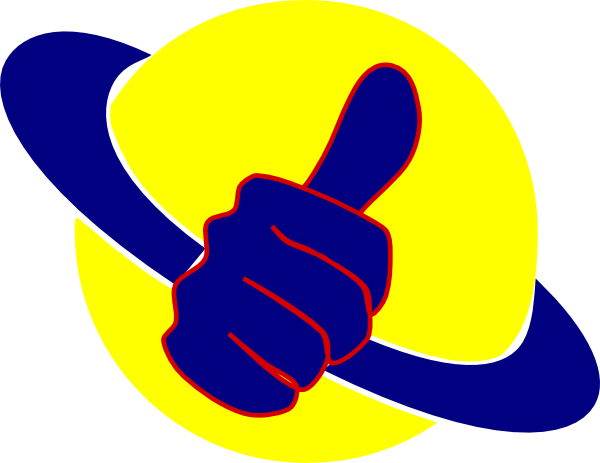 Purple Thumbs Up Clipart (600x463), Png Download