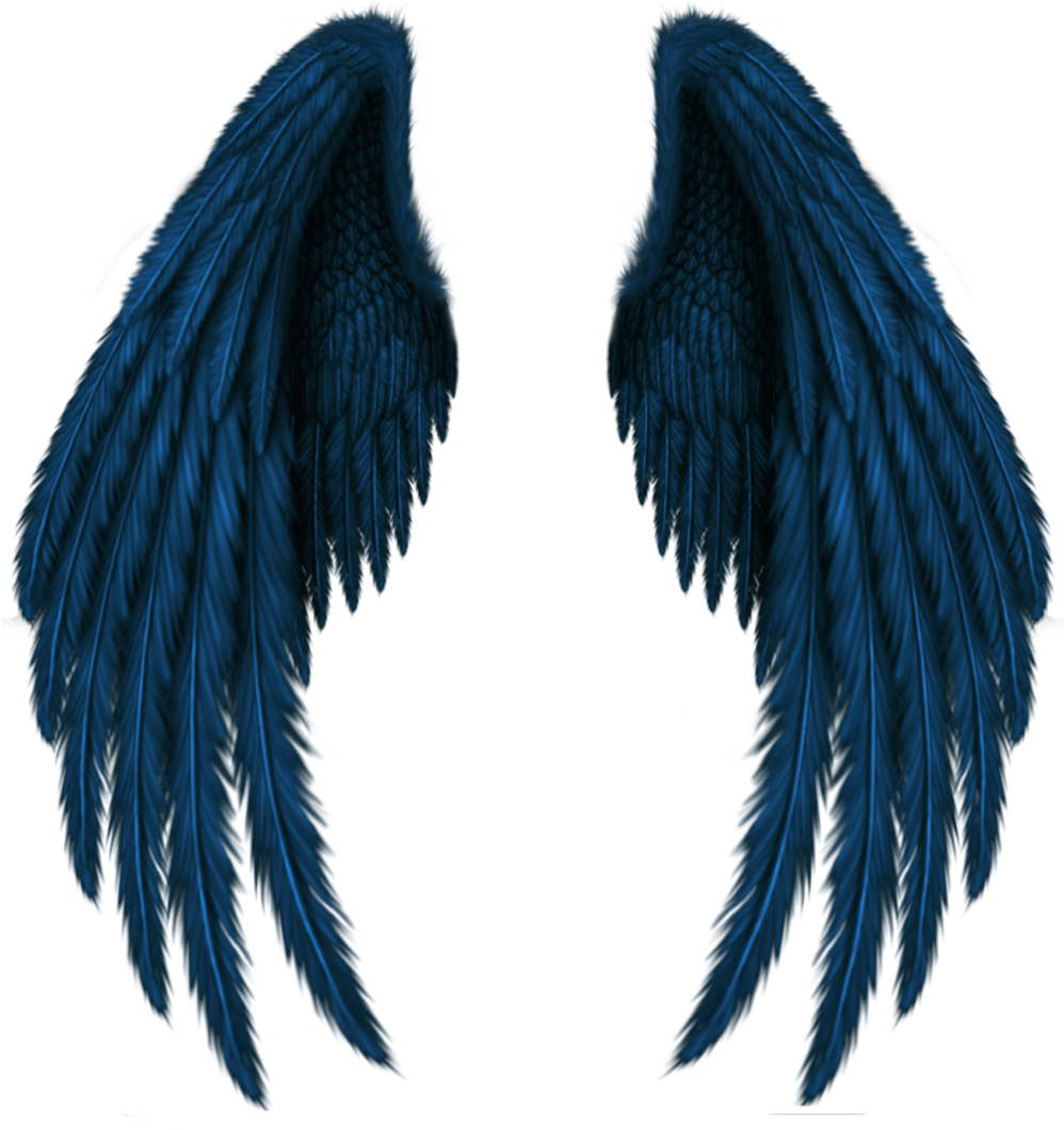 Wings Wing Blue Angelwings Wingsofanangel Bluewings - Red Angel Wings Png (1024x1099), Png Download