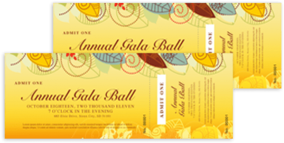 14 Event Ticket Templates - Ticket (700x351), Png Download