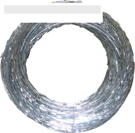 Razor Wire - Barbed Wire (473x469), Png Download