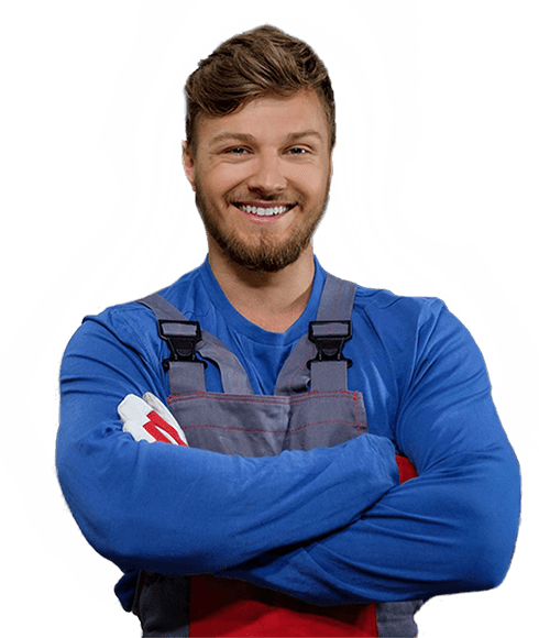 Technician Cut Out 580 With White Glare Compressed - Garage (490x580), Png Download