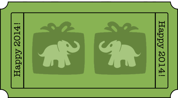 Ticket-4 - White Elephant Gift Exchange (600x330), Png Download