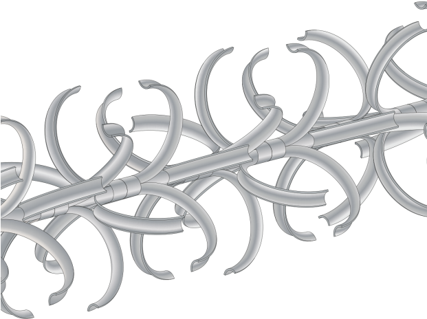 Rotating Anti-climb - Barbed Wire (620x620), Png Download