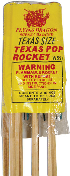 Texas Pop Rocket (600x600), Png Download