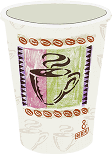 About Dixie® Perfectouch® - Dixie Coffee Cups (405x405), Png Download
