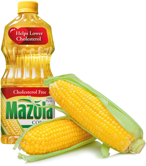 El Aceite De Maíz Contiene 4x Más Esteroles De Planta - Mazola Corn Oil - 16 Oz Bottle (627x674), Png Download
