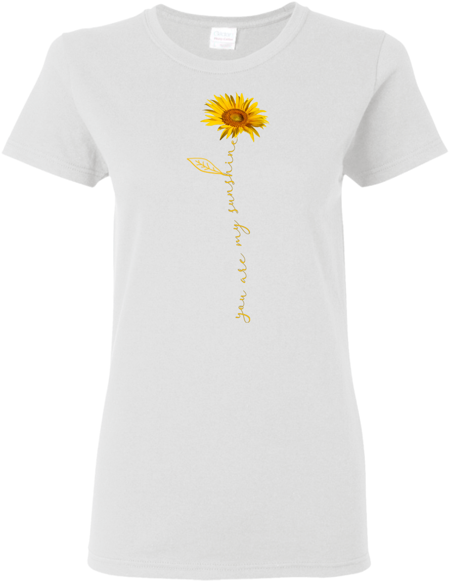 You Are My Sunshine Hippie Sunflower Shirt - Tickseed (1155x1155), Png Download