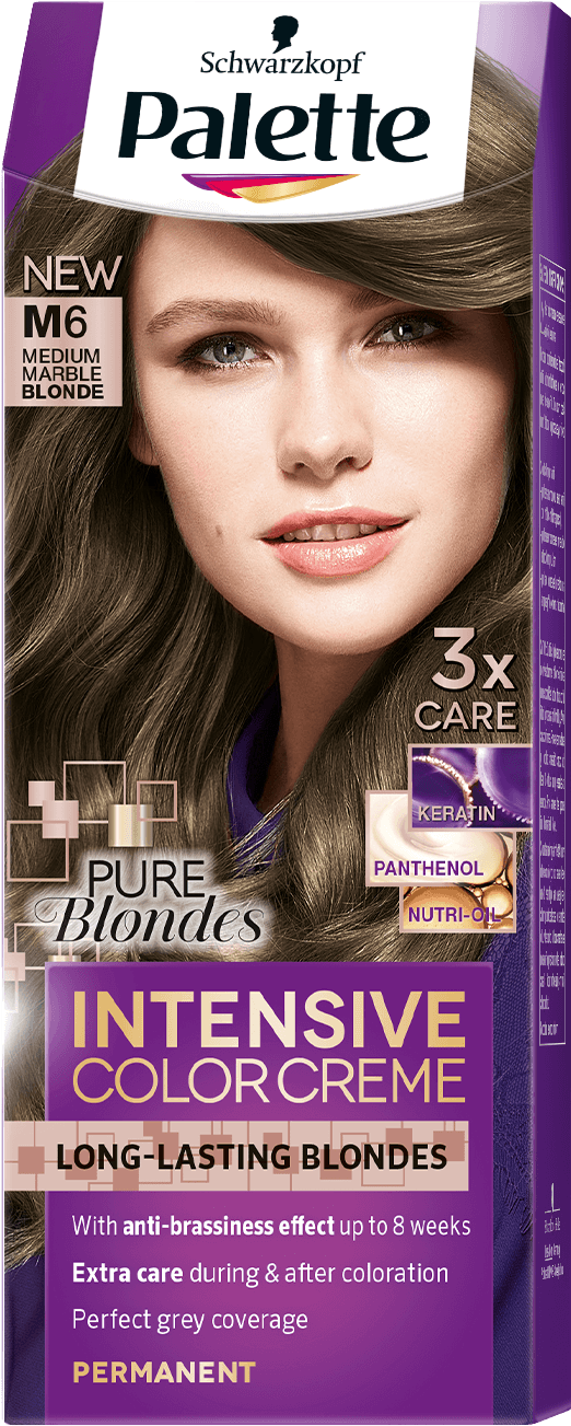 Palette Com Icc Pure Blondes M6 Medium Marble Blonde - Palette A6 (970x1400), Png Download