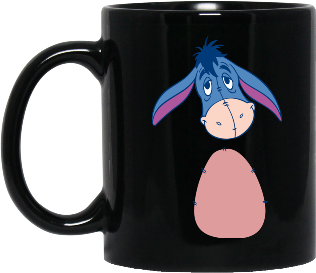 Eeyore Coffee Mug Tea Mug - My Hallmark Christmas Movie Watching Mug Svg (1024x1024), Png Download