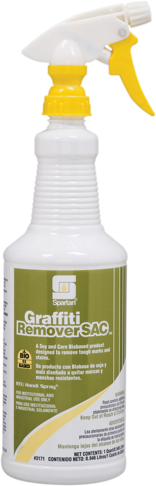 317103 Graffiti Remover Sac - Spartan Graffiti Remover Sac - Qt. 3171 (1572x2201), Png Download