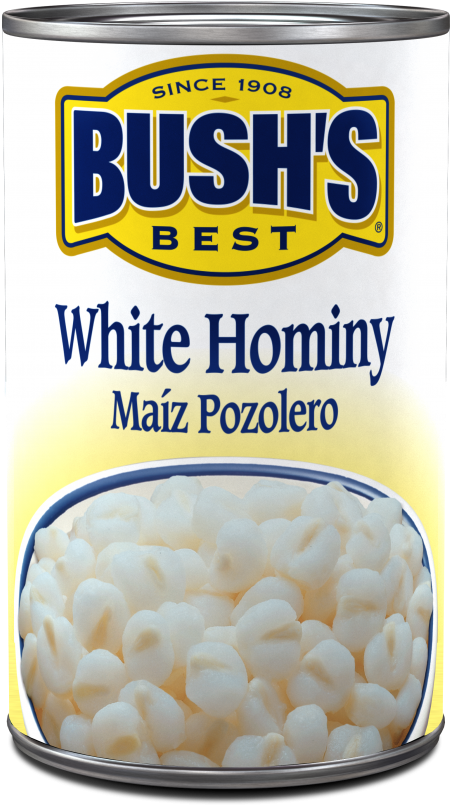 Bush's® White Hominy - Bush's White Hominy (526x822), Png Download