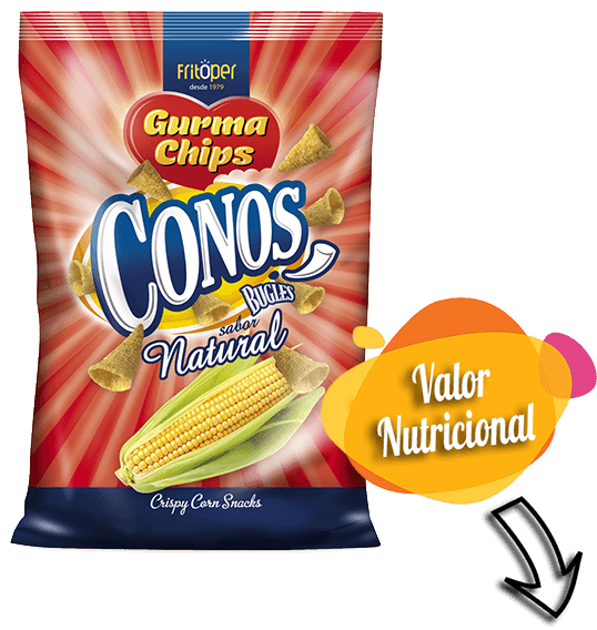 Conos De Maiz Con Sabor Natural - Patata Sabor Barbacoa (600x600), Png Download