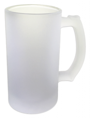 Caneca De Chopp De Vidro Jateado Para Sublimação - Caneca De Vidro Jateado Para Sublimação (500x400), Png Download