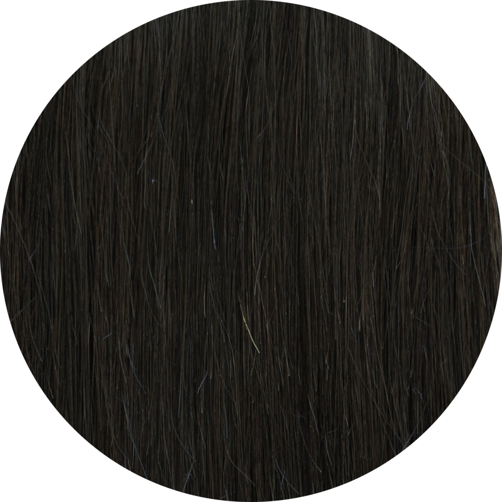 Very Dark Brown Clip In Bangs - Circle (1024x1024), Png Download