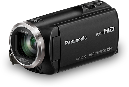 Filmadora Panasonic Hc V250 (613x460), Png Download