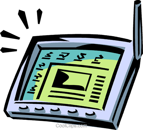 Personal Assistant Computer Tablet Pc Royalty Free - Clip Art (480x437), Png Download