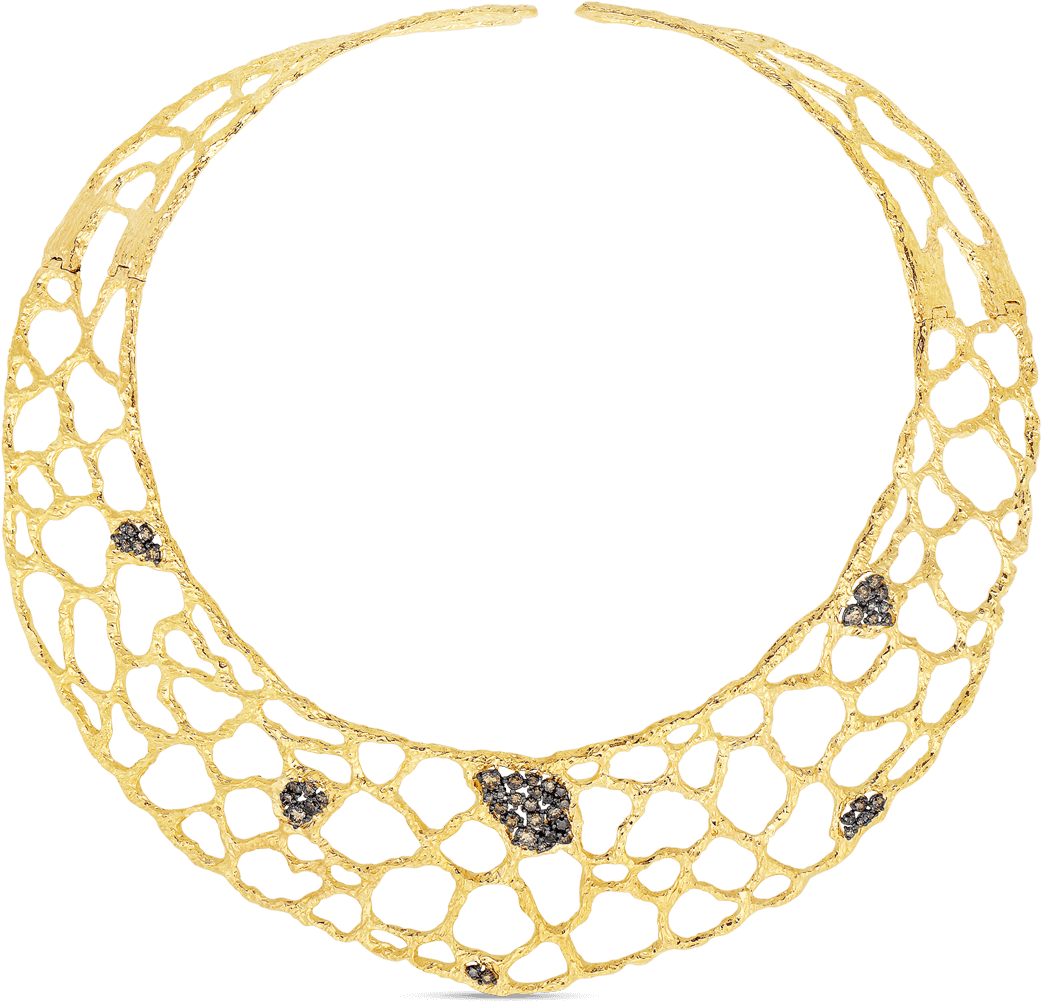 Roberto Coin Tanaquilla 18k Yellow Gold Collar With - Collar Gold Png (1600x1600), Png Download