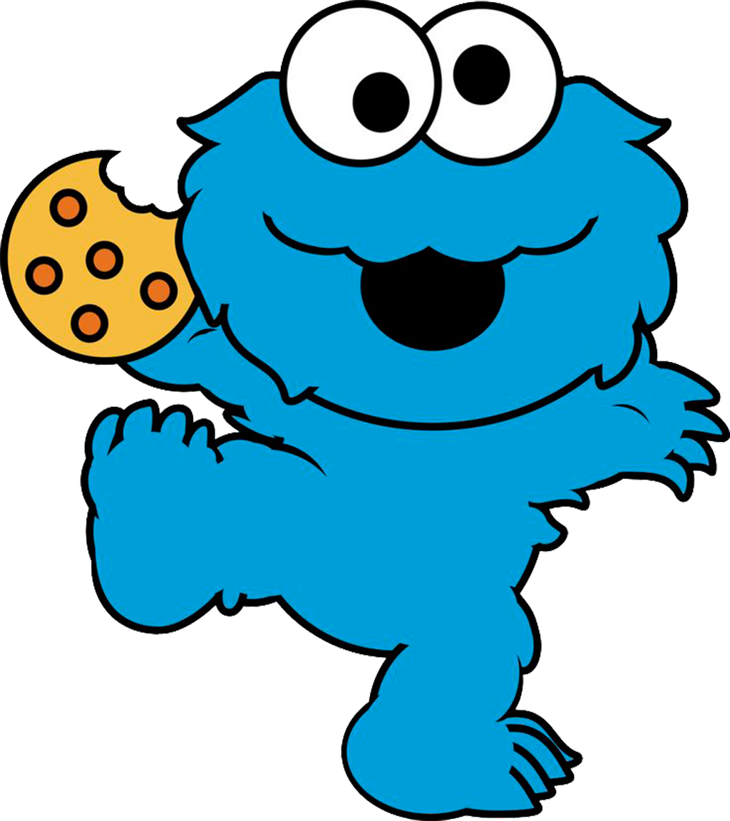 Baby Cookie Monster Monstruo Come Galletas Bebe Full Size Png Download Seekpng