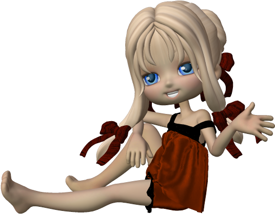 Cookie Doll Adorable Cookie Assise - Tubes Cookies Assises Png (600x600), Png Download