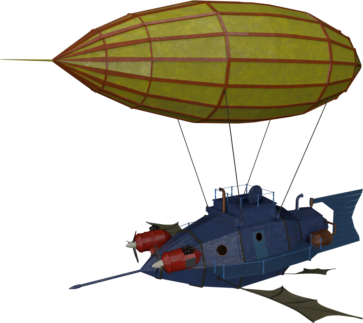 Airship (1536x1536), Png Download