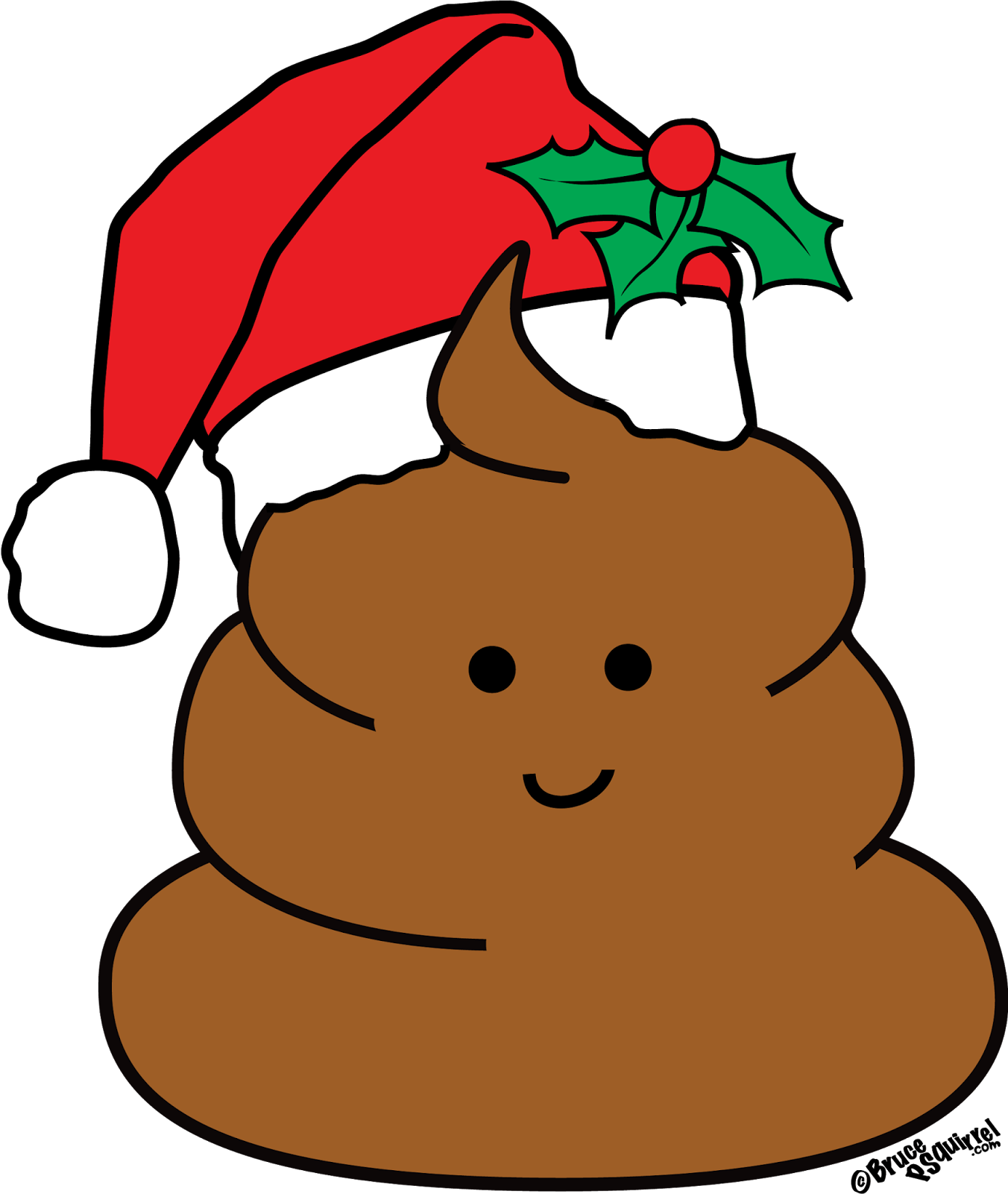 4yeo - Holiday Poo Greeting Cards (1352x1600), Png Download