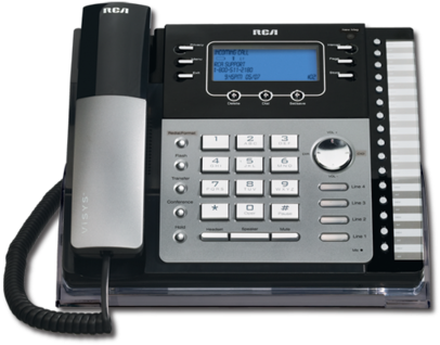 Have You Ever Wanted More From Your Office Phone System - Rca 4 Line Phone (480x402), Png Download