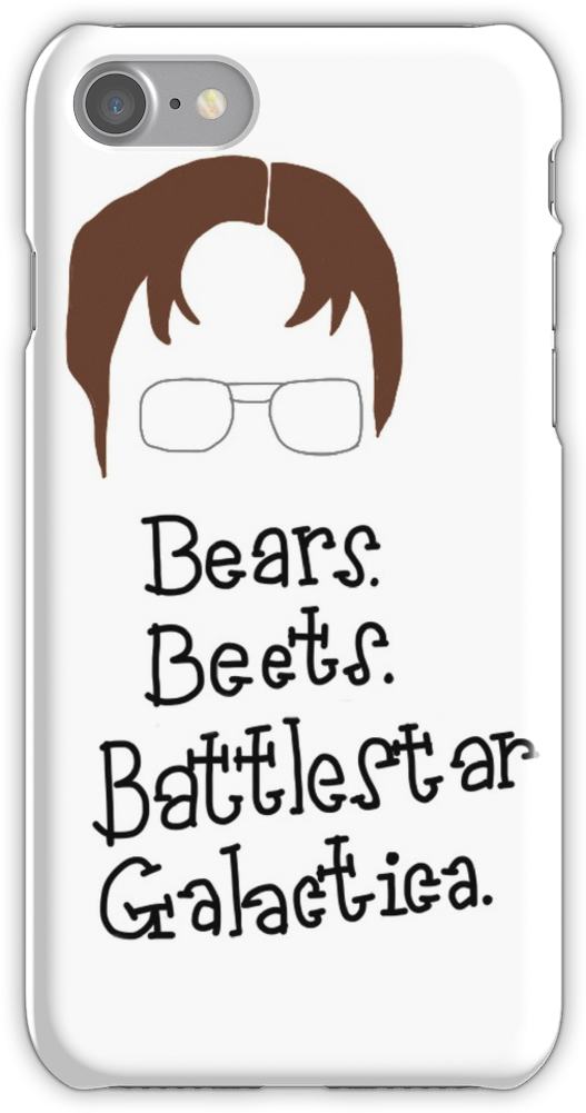 Battlestar Galactica - Dwight The Office Cartoon (750x1000), Png Download