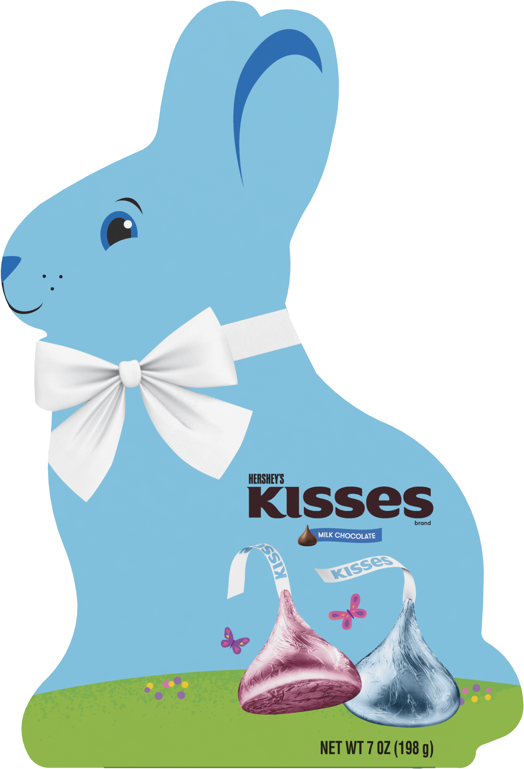 Hershey Kisses Milk Chocolate Easter Bunny Gift Box - Hershey's Easter Milk Chocolate Kisses 18.5 Oz Family (3000x3000), Png Download