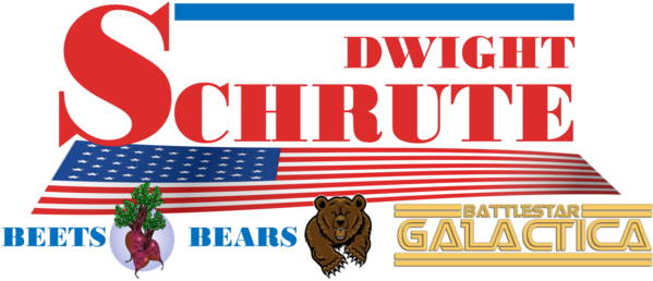 Schrute Election Beets Bears Battlestar Galactica Mondo - Have Faith In God (600x302), Png Download