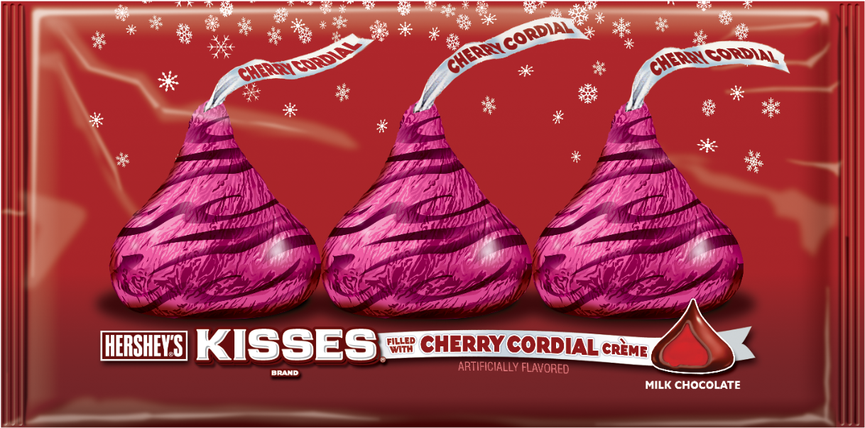 Hersheys Holiday Kisses Milk Chocolate 11ounce - Hersheys Kisses Milk Chocolate - 8.5 Oz (1280x1280), Png Download