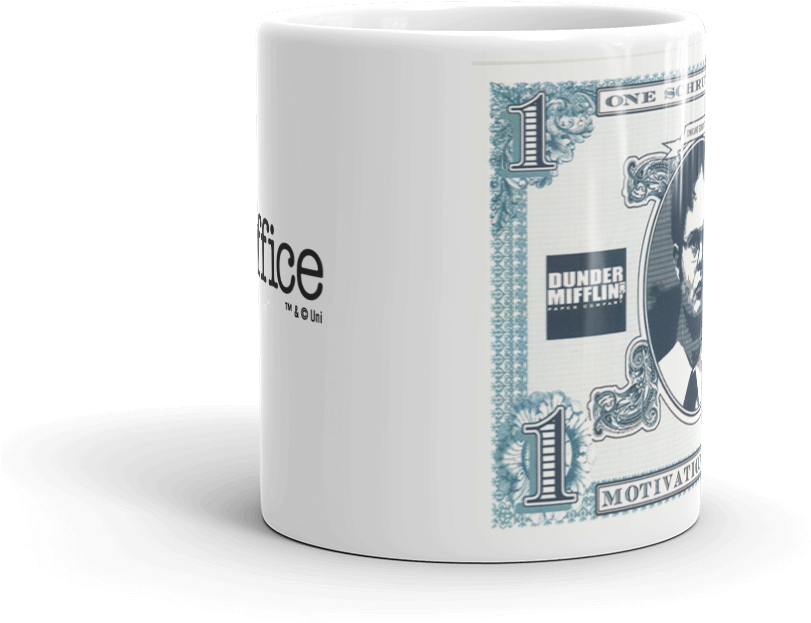The Office Schrute Buck 11oz White Mug - Schrute Bucks (1000x1000), Png Download