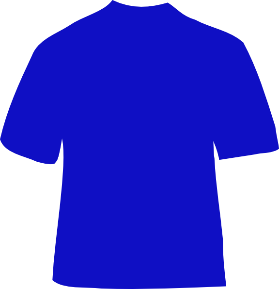 Blue T Shirt Svg Clip Arts 576 X 595 Px Full Size Png Download Seekpng